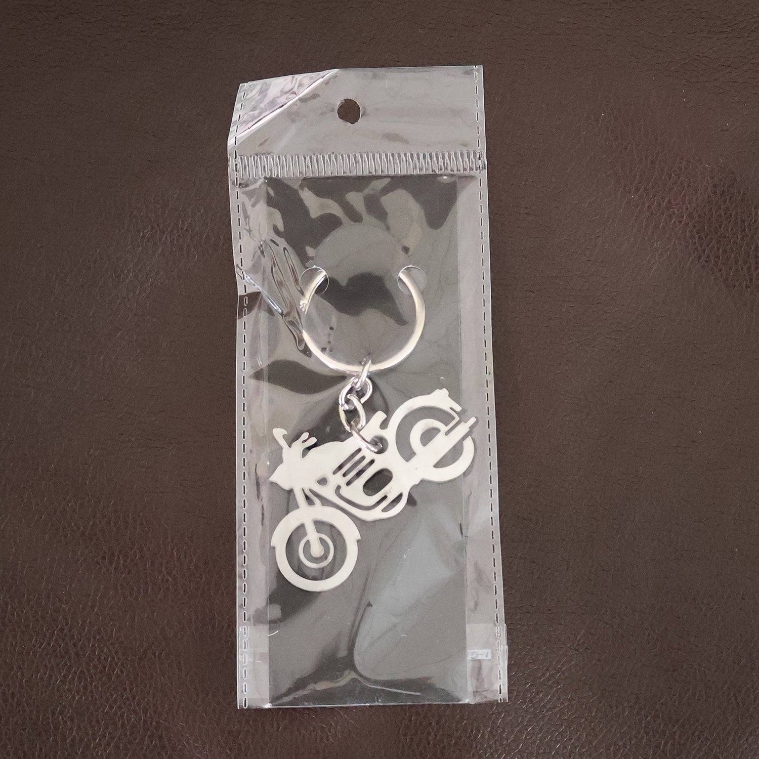 Motorcycle Silhouette Metal Keychain - (1 Pc) Motorcycle Silhouette Metal Keychain - (1 Pc)